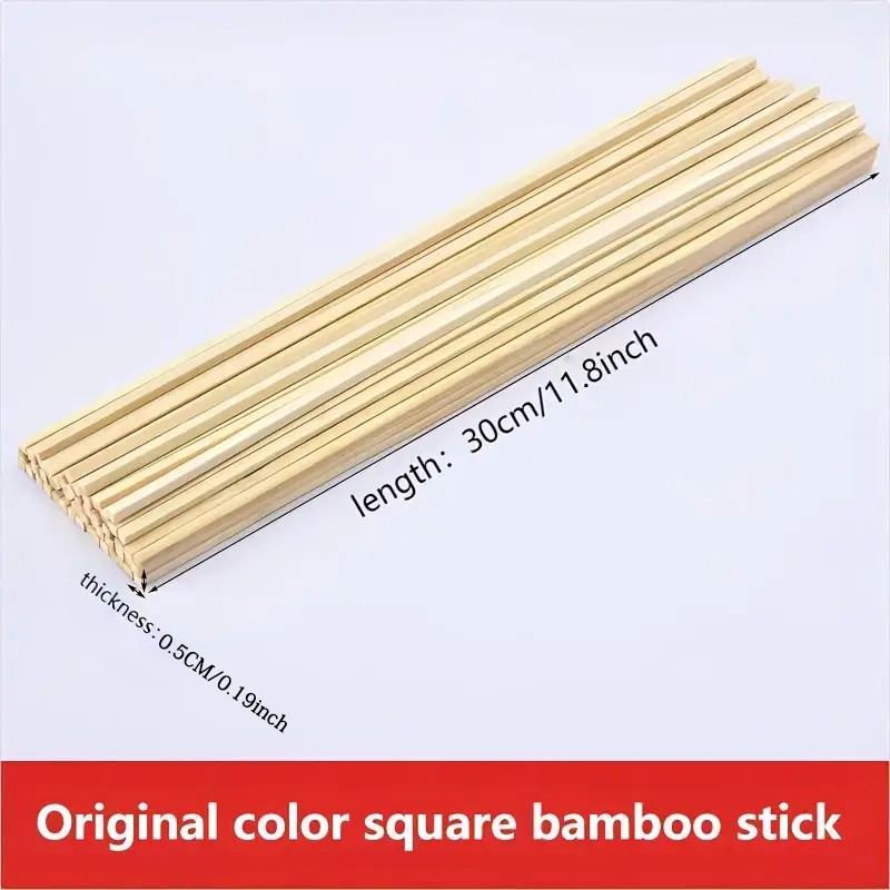 30pcs/50pcs 0.5×0.5×30CM Natur - Woodworking Ideas avis et prix