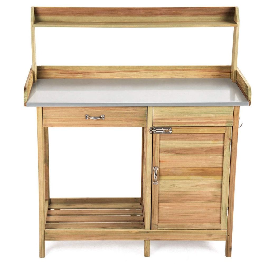 Garden Wooden Work Station Pot - Woodworking Bench avis et prix