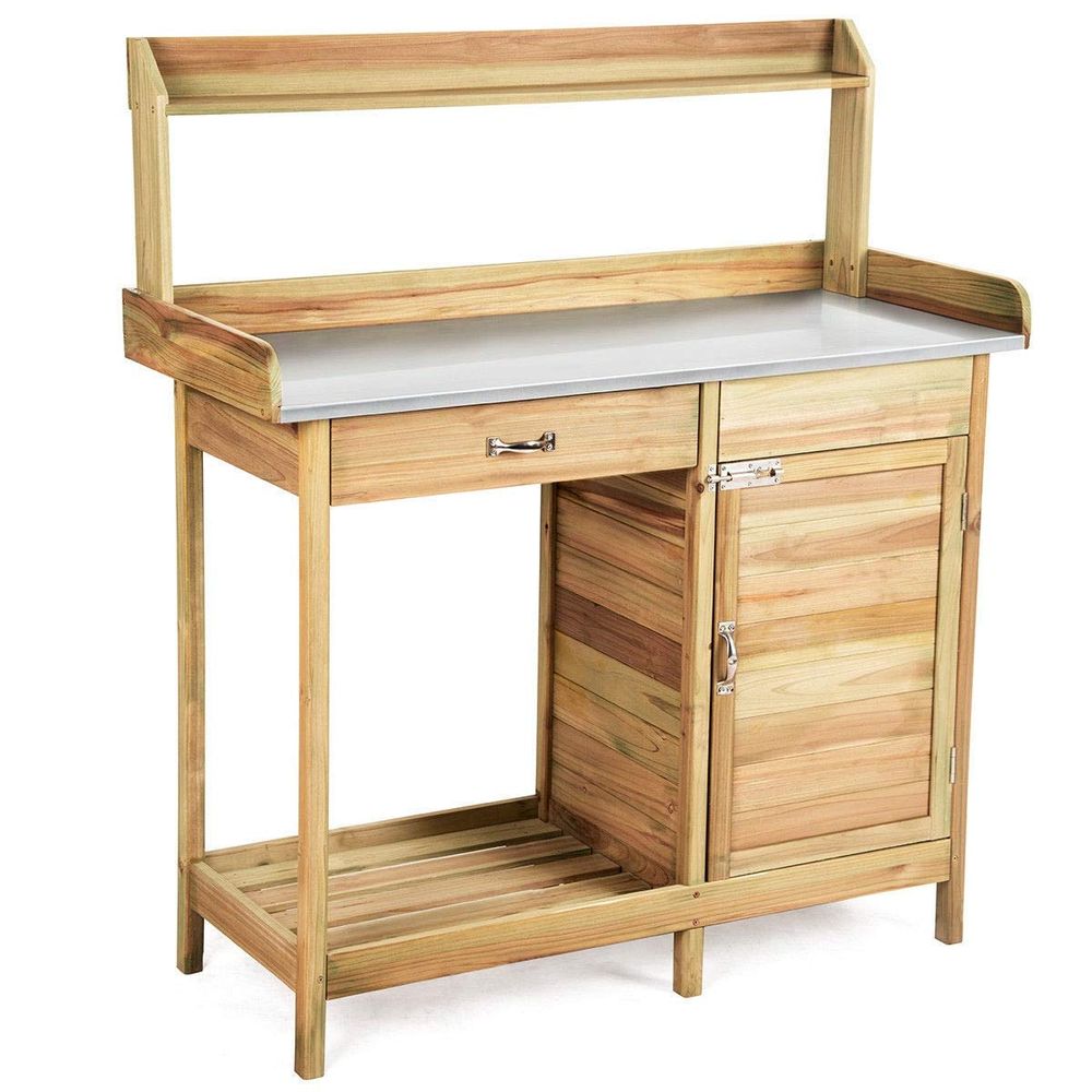 Garden Wooden Work Station Pot - Woodworking Bench avis et prix
