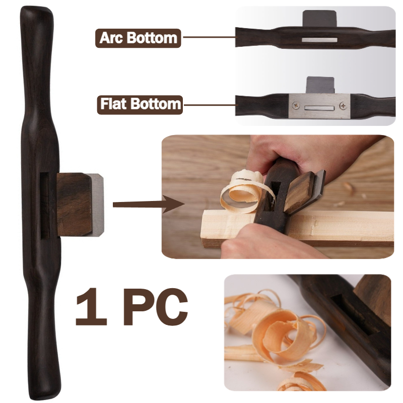 265mm Wooden Flat Round Handle - Spokeshave Flat avis et prix