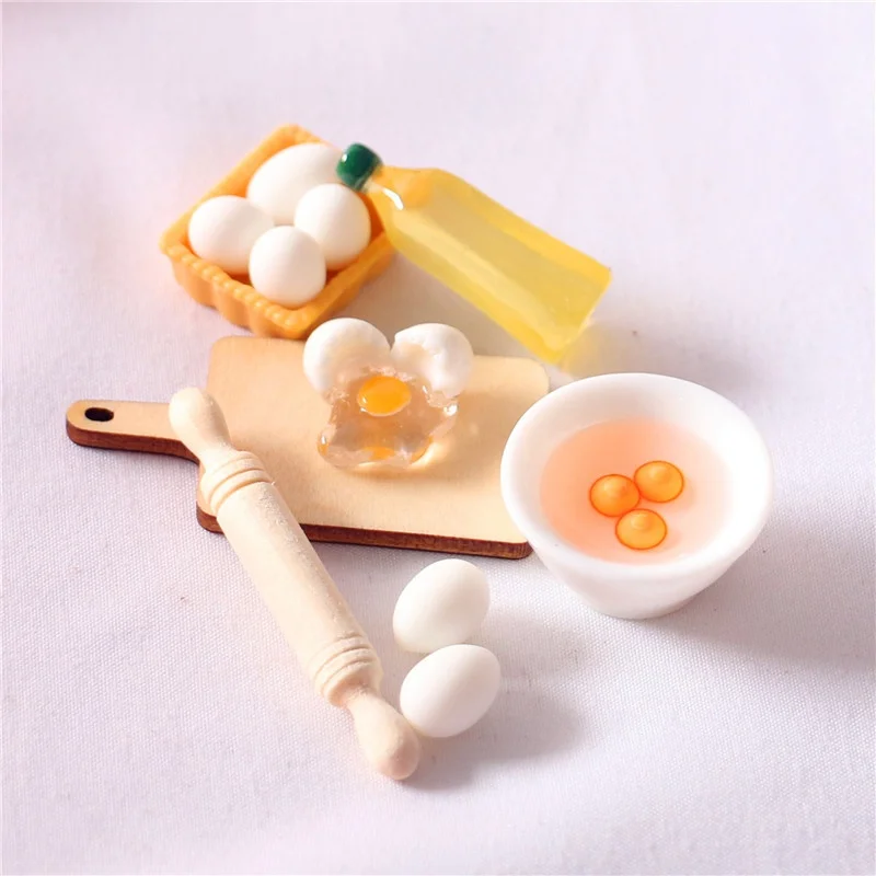 5Pcs/Set Cute Rolling Pin Egg  - Woodworking Oil Finish avis et prix