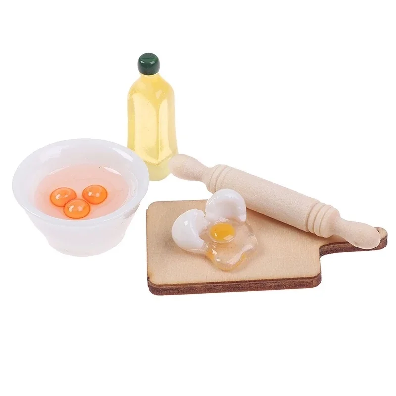 5Pcs/Set Cute Rolling Pin Egg  - Woodworking Oil Finish avis et prix