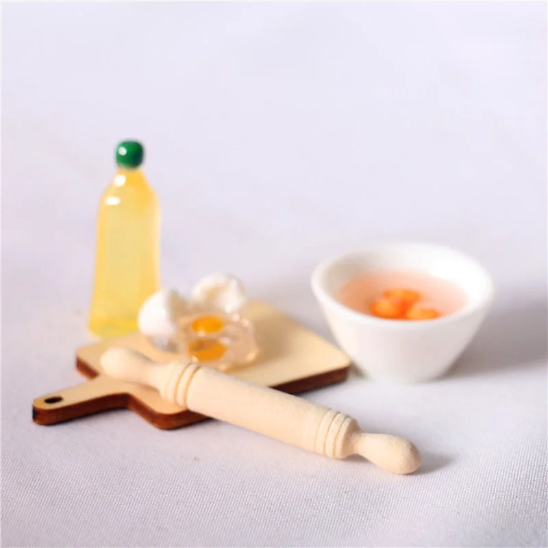 5Pcs/Set Cute Rolling Pin Egg  - Woodworking Oil Finish avis et prix