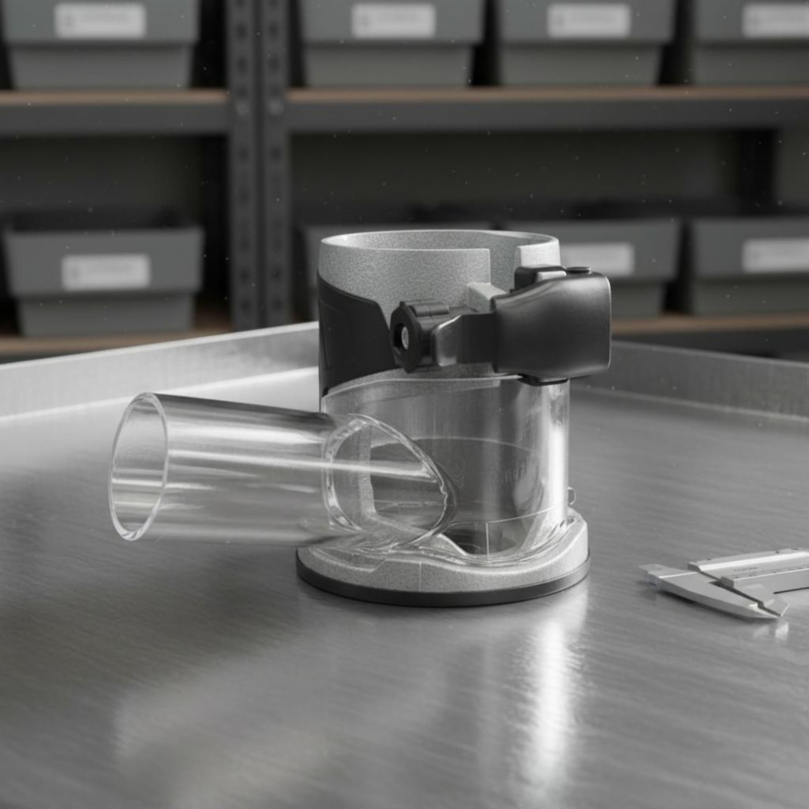 Transparent Router Dust Hood W - Woodworking Dust Collection avis et prix